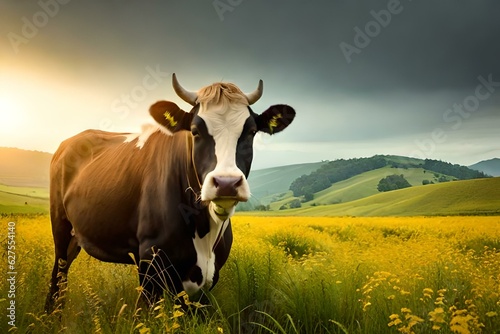 cow on a meadow