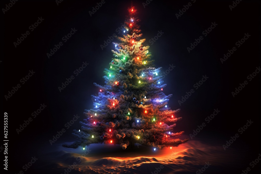 Top-Selling Christmas Tree with Sparkling Lights, Perfect for Festive Décor and Greetings. Generative AI Top-Selling Christmas Tree with Sparkling Lights, Perfect for Festive Décor and Greetings. Generative AI