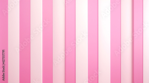 Pink and white striped background.