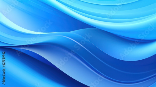 The abstract modern blue wave background