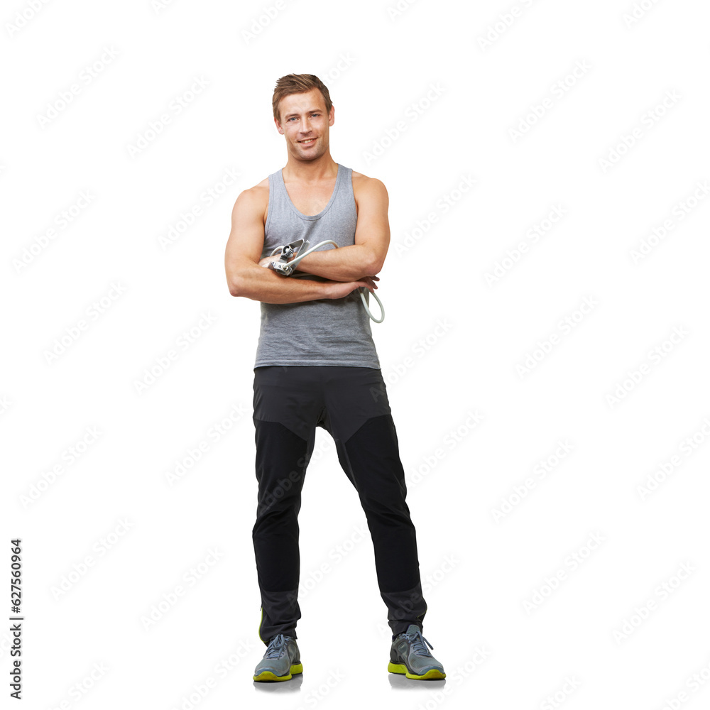 Fitness, smile and arms crossed with portrait of man on png for gym, training and workout. Health, exercise and wellness with male bodybuilder isolated on transparent background for sports and Fitness, smile and arms crossed with portrait of man on png for gym, training and workout. Health, exercise and wellness with male bodybuilder isolated on transparent background for sports and