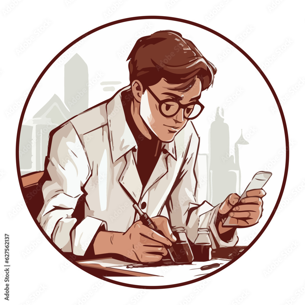Young businessman holding smart phone Young businessman holding smart phone