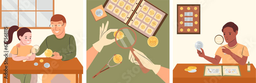 Numismatics Flat Set