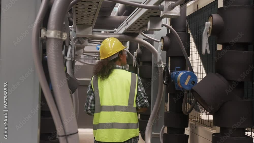 Engineers check control systems for the proper functioning of critical components such as air conditioning ducts, compressors, HVAC compressors, water tanks, and fire control systems. Engineers check control systems for the proper functioning of critical components such as air conditioning ducts, compressors, HVAC compressors, water tanks, and fire control systems.