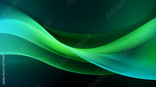 Abstract Colorful Wave Background - A Vibrant Kaleidoscope of Gradient Waves, Ethereal Waveforms - Abstract Wallpaper in Harmonious Gradients