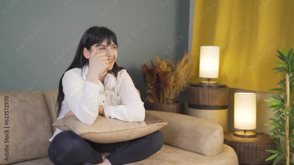 The woman who came up with an idea about her work at home at night. Great idea.