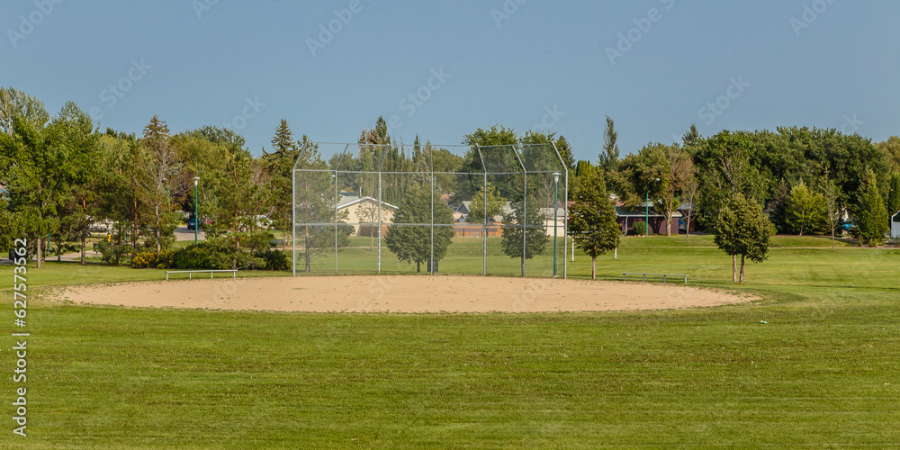 Fototapeta premium Dr. Seager Wheeler Park in the city of Saskatoon, Canada