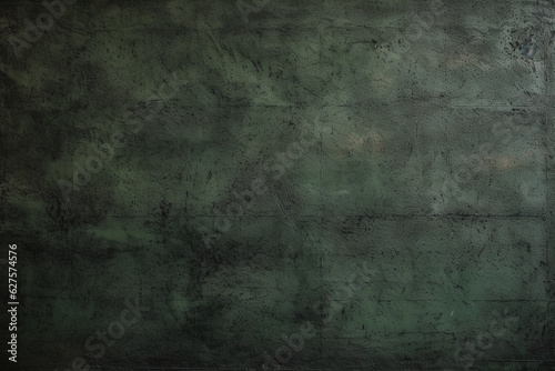 Dark Green Wallpaper, Flat Frontal Texture with Fine Graining, Modern Concrete Feel. Generative AI