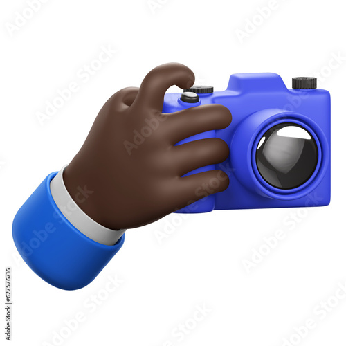 Hand Gesture Holding Camera