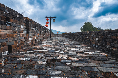 Tableau sur toile The Scenery of the Ming Dynasty City Wall in Nanjing, China