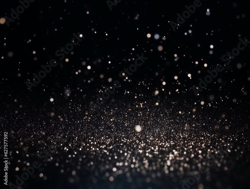 Glittery Sparkling Overlay with Shiny Snowflakes, Dynamic Movement, Slow Motion, Light Reflections, Cold Coloring, Professional Lighting, Expert Photography, Elegant Visual Effects. Generative AI