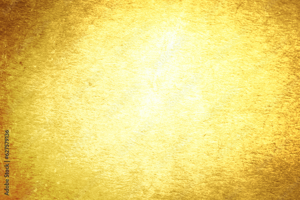 Golden textured surface as background, closeup view Golden textured surface as background, closeup view