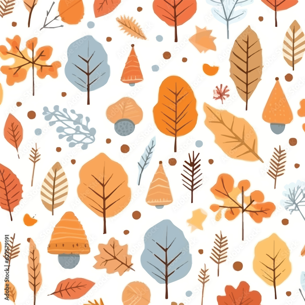 Autumnal Forest Pattern