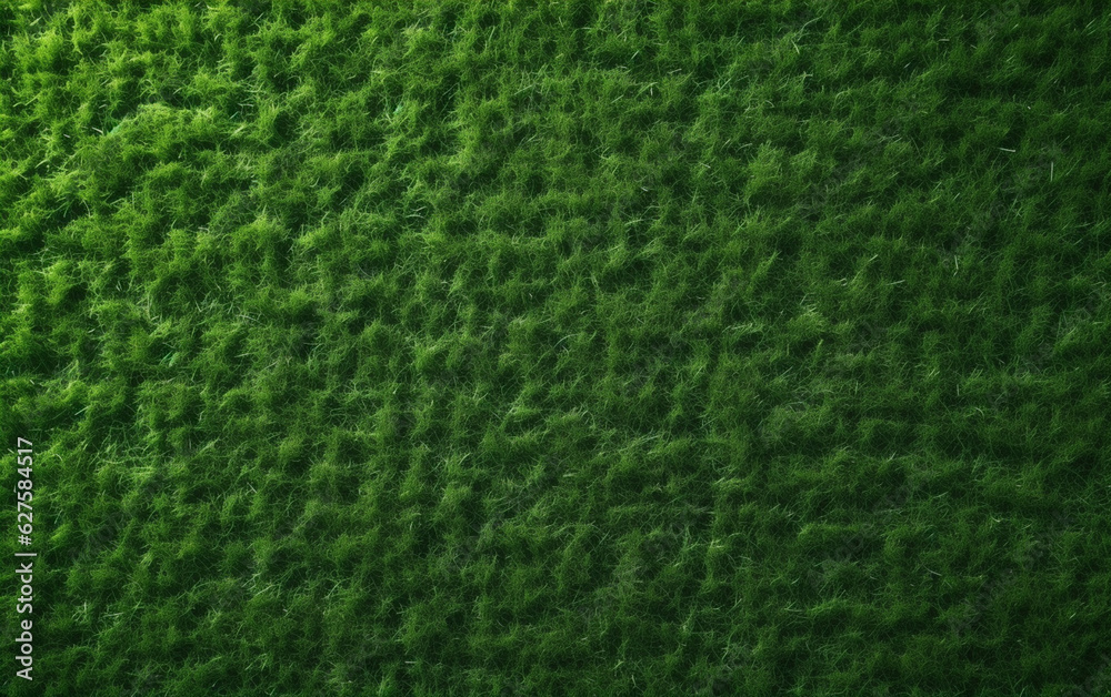 Top view artificial grass soccer field background texture