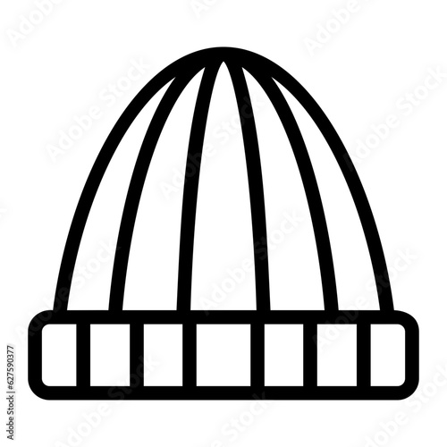 beanie line icon