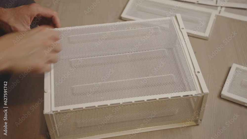 Installing IKEA screws 10050917 to Assemble a Drawer Unit Closeup Installing IKEA screws 10050917 to Assemble a Drawer Unit Closeup