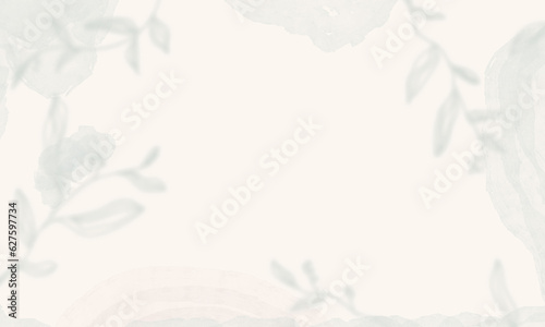 Floral hand drawn background. Botanical fine art wallpaper with flowers, branches and eucalyptus leaves. 