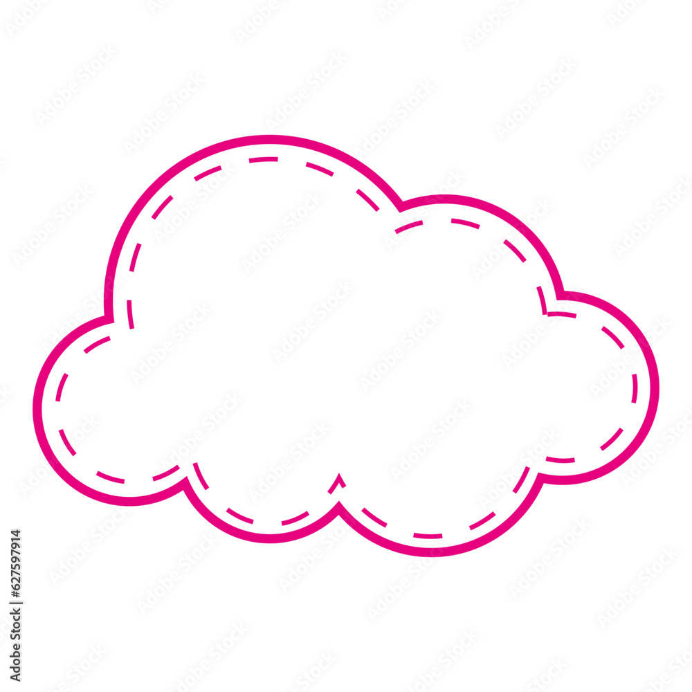 Cloud Banner Element Cloud Banner Element