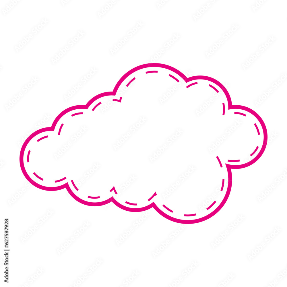 Cloud Banner Element Cloud Banner Element