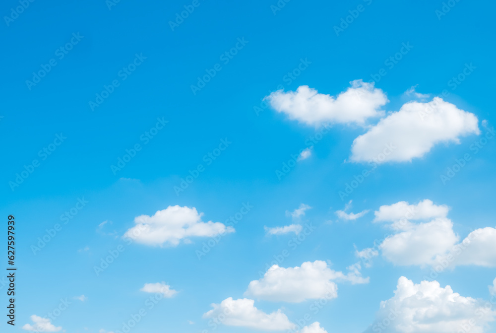 Sunny Blue Sky and Serene White Clouds Sunny Blue Sky and Serene White Clouds