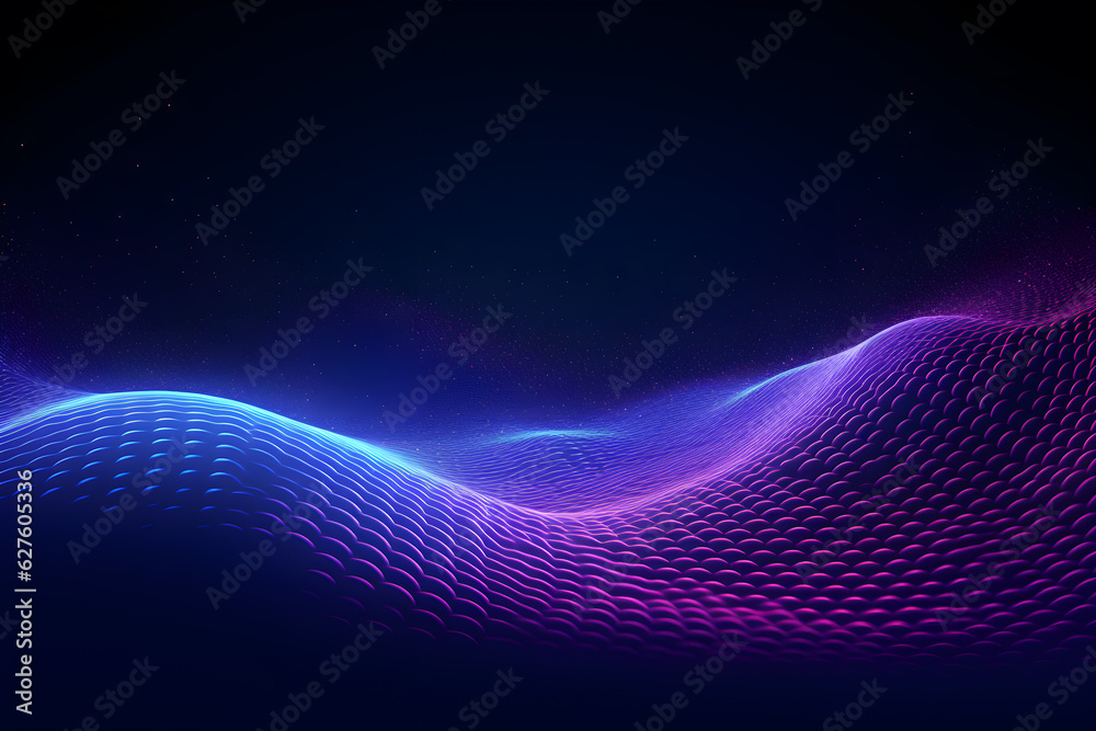 digital abstract color wave gradient blue background, AI generate digital abstract color wave gradient blue background, AI generate