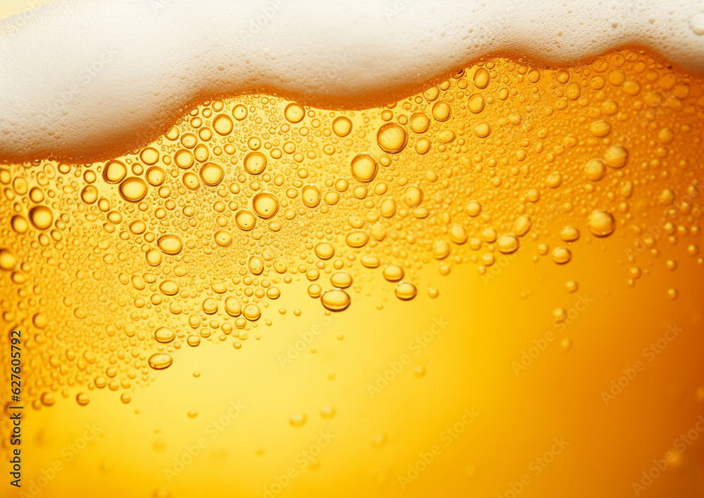 ビールの泡 ビールの泡