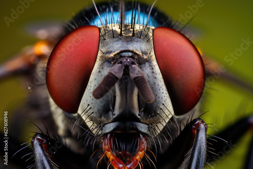 close up eyes's insect, macro, close up shots, ai generated. 