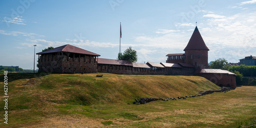 Medieval Kaunas Castle in the city of Kaunas photo