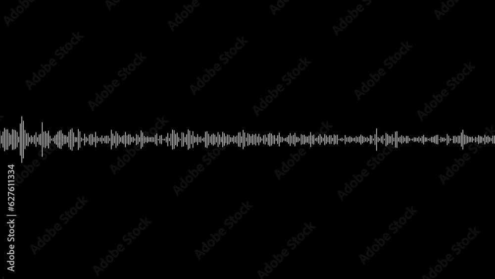 4K Multi-colored patterns Audio wave visualization voice record, artificial intelligence, waveform equalizer. Music sound wave. digital audio spectrum sound wave effect. equalizer, audio visualization