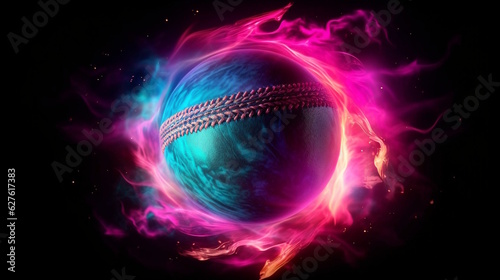 Cricket Ball in Action, Ideal for Cricket Enthusiasts and Pros