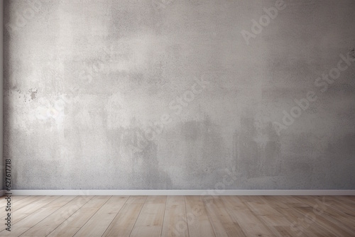 Gray Wallpaper, Flat Frontal Texture with Fine Graining, Modern Concrete Feel