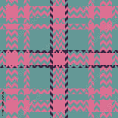 Plaid check pattern. Seamless fabric texture. Tartan textile print.