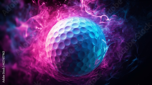 Dynamic Golf Ball in Action, Ideal for Golf Enthusiasts and Pros