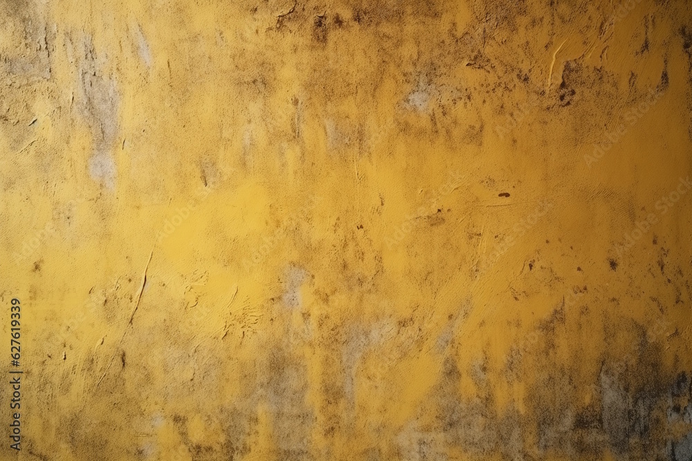 Yellow Wallpaper, Flat Frontal Texture with Fine Graining, Modern Concrete Feel