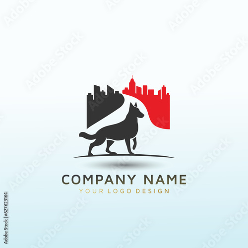 logo for city dog trainer