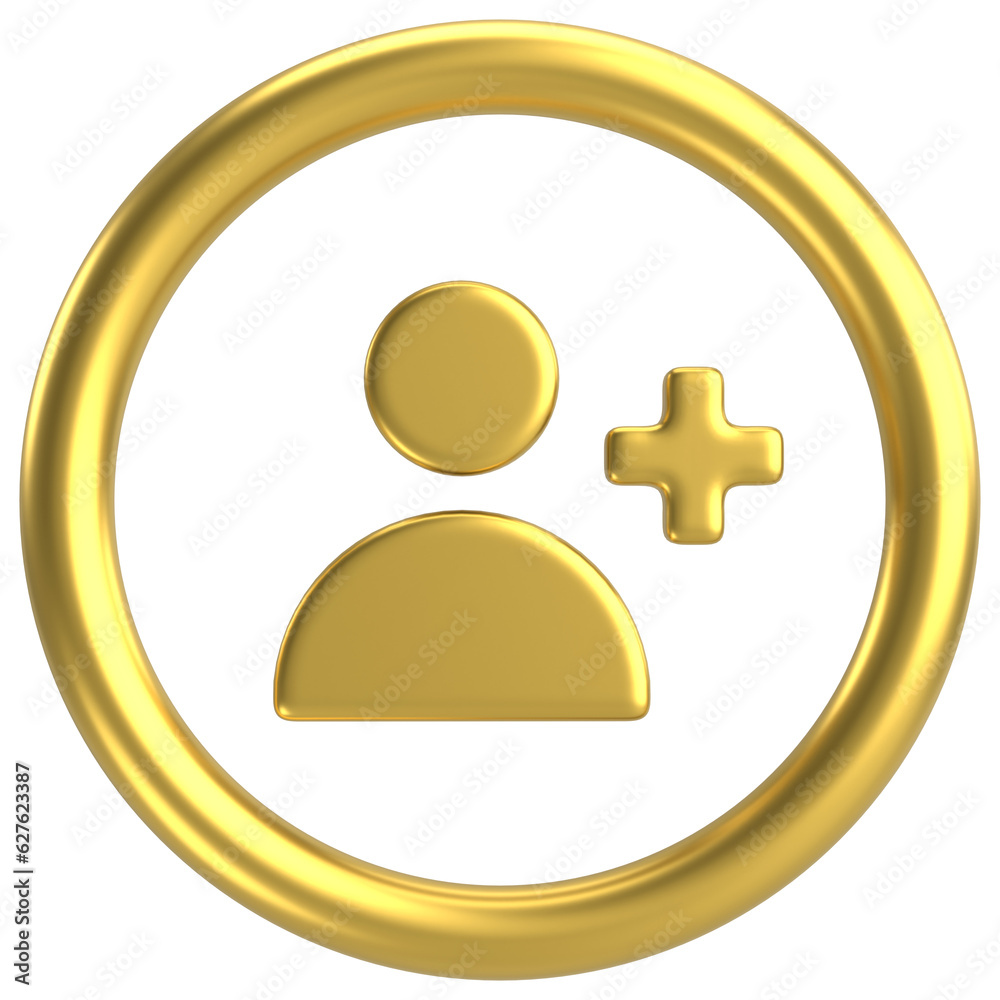 Sign up button. Follow button. 3D illustration. Sign up button. Follow button. 3D illustration.