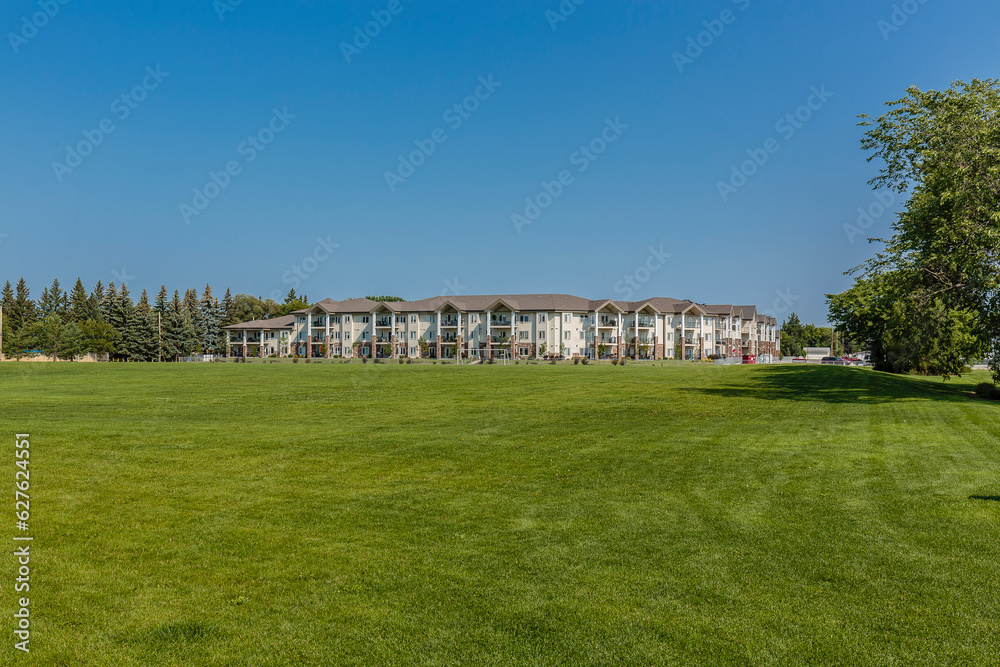 Obraz premium Churchill Park in the city of Saskatoon, Canada