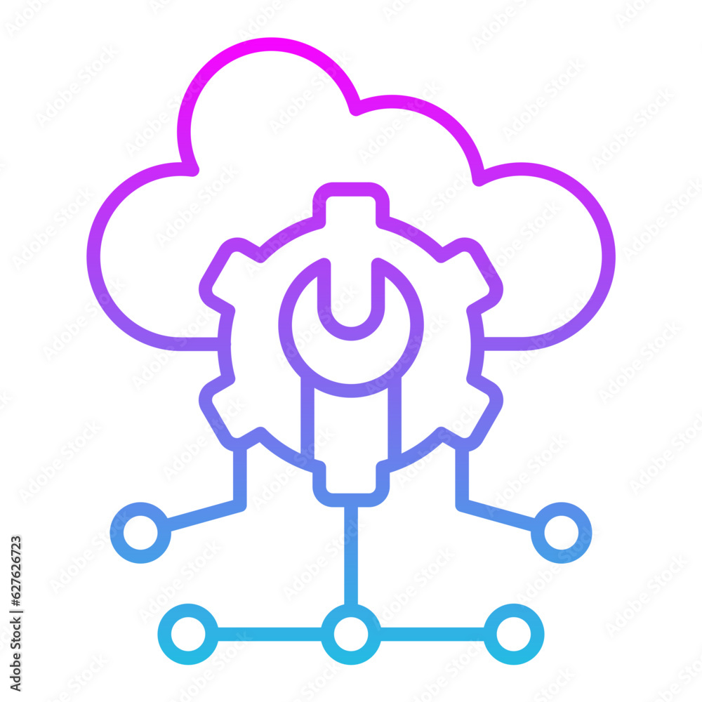 Cloud computing Icon Cloud computing Icon