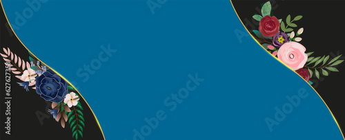 Premium background design with diagonal stripes pattern in dark color. Vector horizontal template for digital lux business banner, formal invitation, luxury voucher, prestigious gift certificate