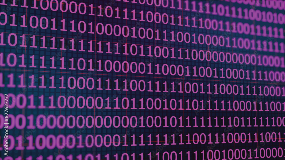 Background of abstract binary software programming code. Code fragments that are random. Concept of digital data technology. Illustration of a random binary data matrix in wide vector. Background of abstract binary software programming code. Code fragments that are random. Concept of digital data technology. Illustration of a random binary data matrix in wide vector.