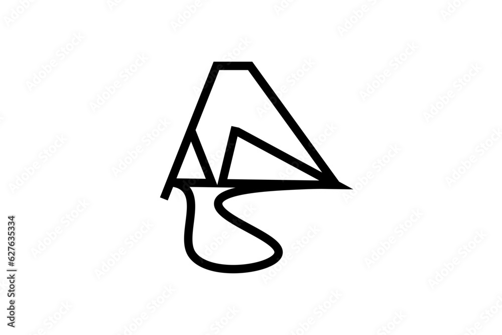 icon alphabet letter a pistol camping icon alphabet letter a pistol camping