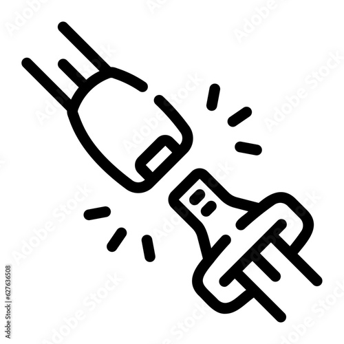 seatbelt Line Icon
