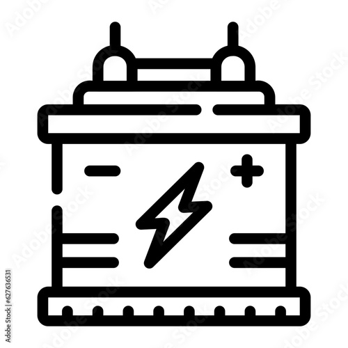 accumulator Line Icon