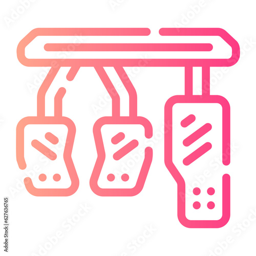 accelerator Line Gradient Icon