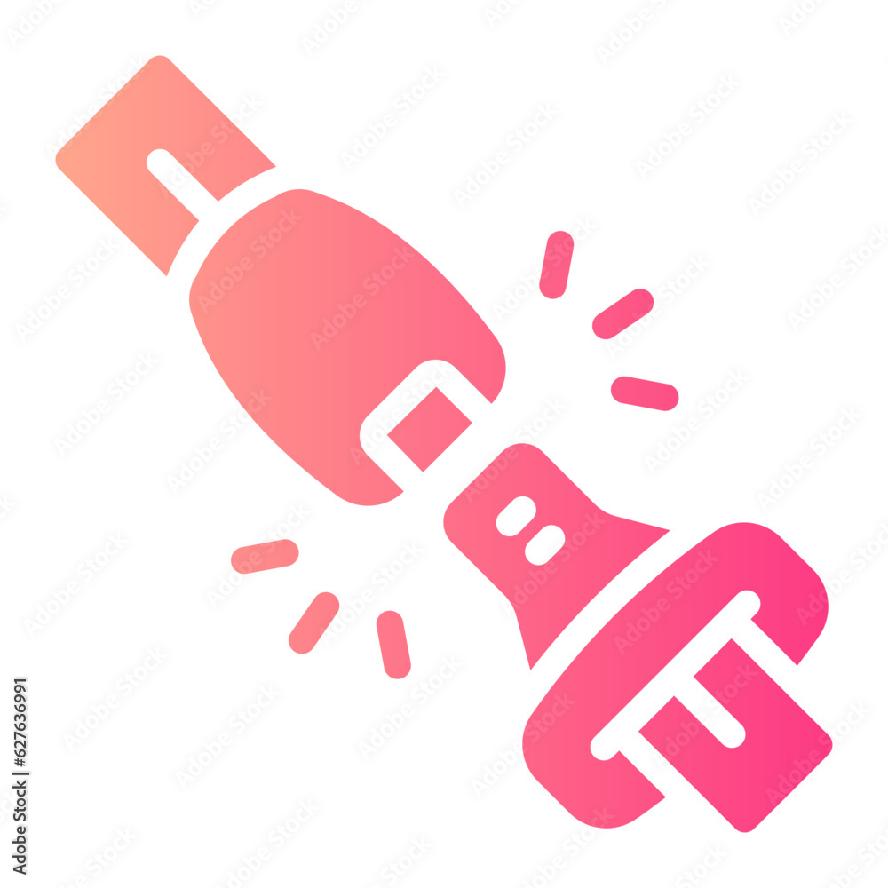 seatbelt Gradient icon seatbelt Gradient icon