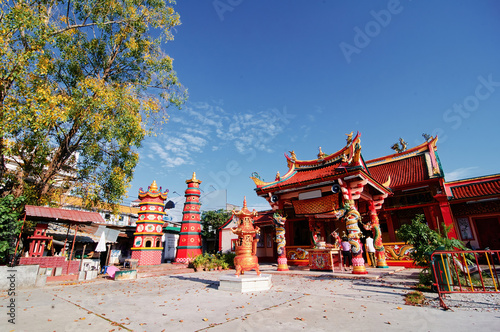 Hok Nguan Kong Shrine Temple in Phuket Town Thailand. photo