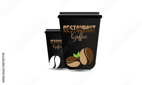 Restaurant coffee logo design 