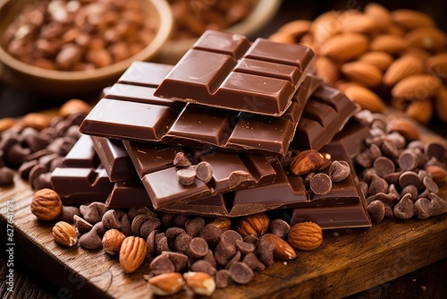 close up of chocolate candy