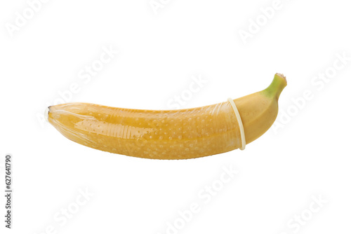Фотография PNG, condom and  banana, isolated on white background