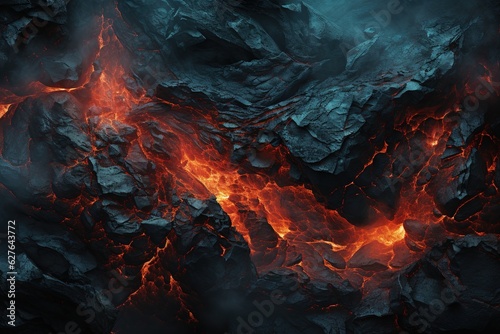 lava flows surface  © stasknop